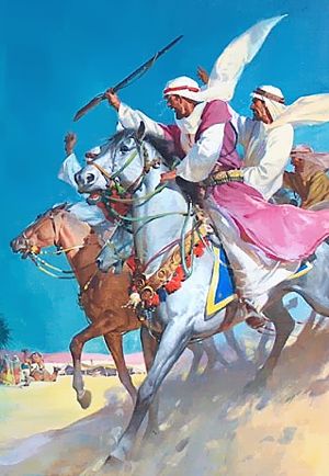 Raffigurazione di costumi tipici arabi